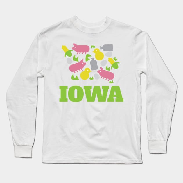 Iowa Agriculture Long Sleeve T-Shirt by HolidayShirts